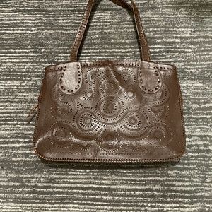 Blumera Leather Tote Chocolate Brown